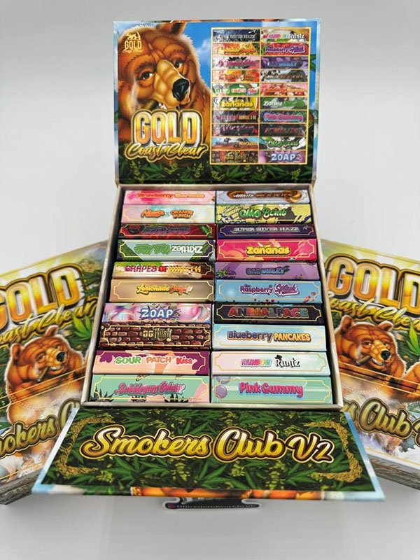Gold Coast Clear Smokers Club V2 Carts